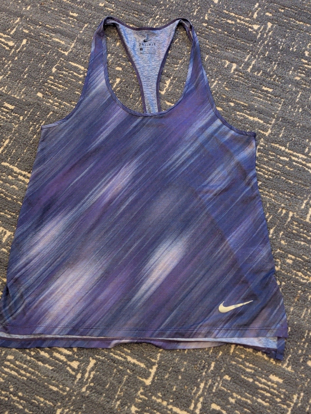 Nike Women's Blue-Purple Racerback Athletic Tank • Size Small • Light Weight